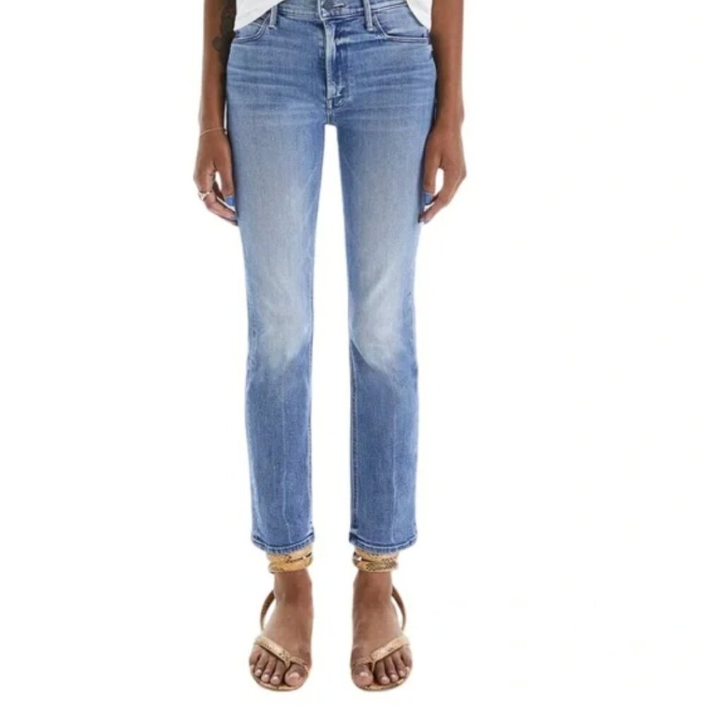 MOTHER Women's Straight Leg Jeans - Light Blue